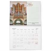 Orgeln an ihrem Ort - horizontaler Kalender (Mär 2027)