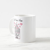 Orgelorgel Custom Wedding Tasse Organist Musiker (Vorderseite Links)