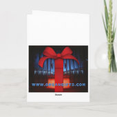 Orgelpfeife danke Karte (Rückseite)