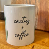 Orgelpfeife Kaktus Plus Kaffee Wasserfarben Tasse