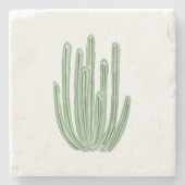 Orgelpfeife Kaktus Wüste Steinstein Untersetzer (Vorderseite)