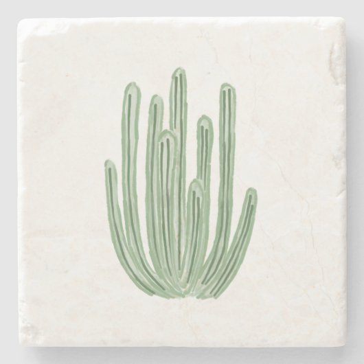 Orgelpfeife Kaktus Wüste Steinstein Untersetzer (Vorderseite)