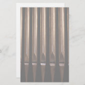 Orgelpfeifen Briefpapier (Vorne/Hinten)