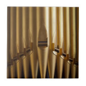 Orgelpfeifen decken oder trivet mit Ziegeln Fliese (Vorderseite)