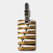 Orgelpfeifen Gepäckanhänger (Vorderseite vertikal)