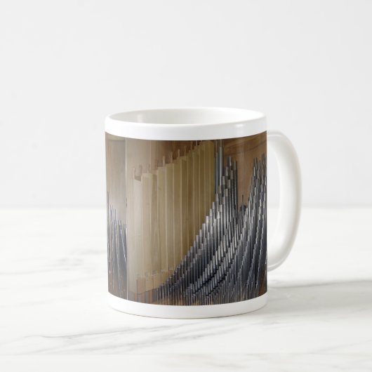 Orgelpfeifen Kaffeetasse (VorderseiteRechts)