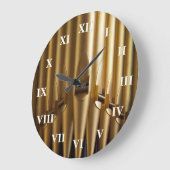 Orgelpfeifen rund um die Uhr - römische Zahlen (Winkel)