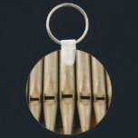 Orgelpfeifen Schlüsselanhänger<br><div class="desc">Schlüsselanhänger / Schlüsselring mit Foto von Kirchenorgelpfeifen</div>