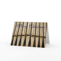 Orgelpfeifen Weihnachtskarte