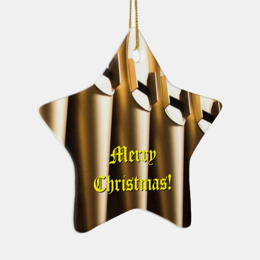 Orgelpfeifen Weihnachtsschmuck (Rechts)