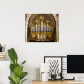 Orgelposter der Kathedrale Montpellier Poster (Heimbüro)