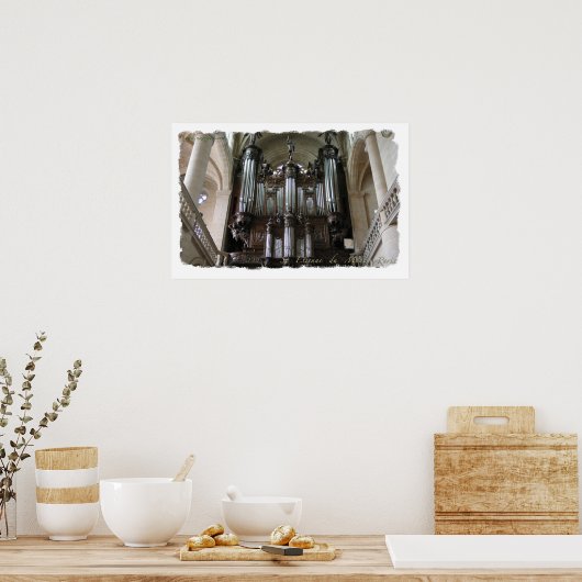 Orgelposter St. Etienne du Mont Poster (Küche)