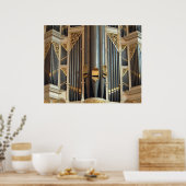 Orgelposter von Sydney Town Hall Poster (Küche)