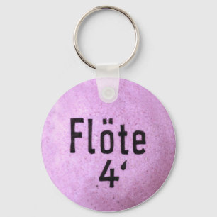 Orgelregister als Schlüssel Anhänger Schlüsselanhänger