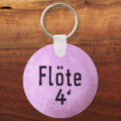 Orgelregister als Schlüssel Anhänger Schlüsselanhänger (Vorderseite)