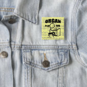 Orgelspielerin Button (Beispiel)