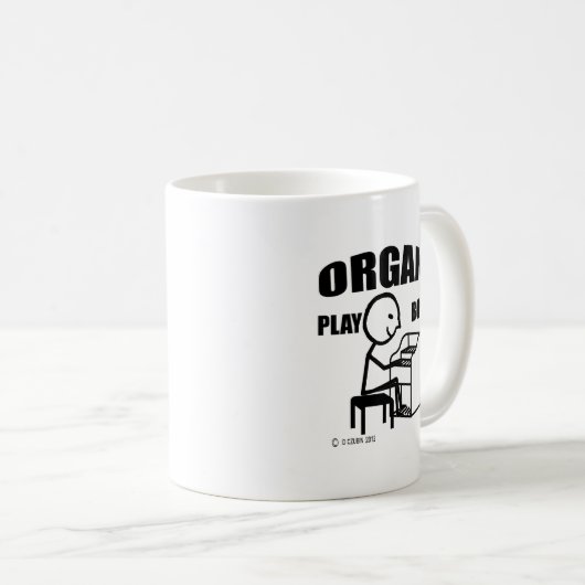 Orgelspieljunge Kaffeetasse (VorderseiteRechts)