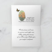 OrgLillies & Swallowtail- customize any occasion Karte (Innenseite)