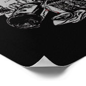 ORGO - Amp, Gitarre und Booze Red Poster (Ecke)