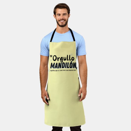 Orgullo Mandilon Schürze (Getragen)
