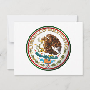 Orgullo Mexicano (Adler aus mexikanischer Flagge) Einladung