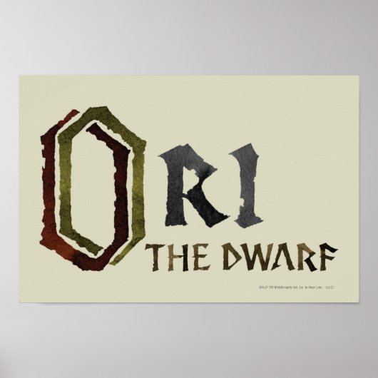 Ori Name Poster (Vorne)