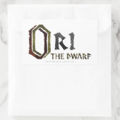 Ori Name Rechteckiger Aufkleber (Tasche)