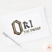 Ori Name Rechteckiger Aufkleber (Umschlag)