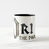 Ori Name Zweifarbige Tasse (Mittel)