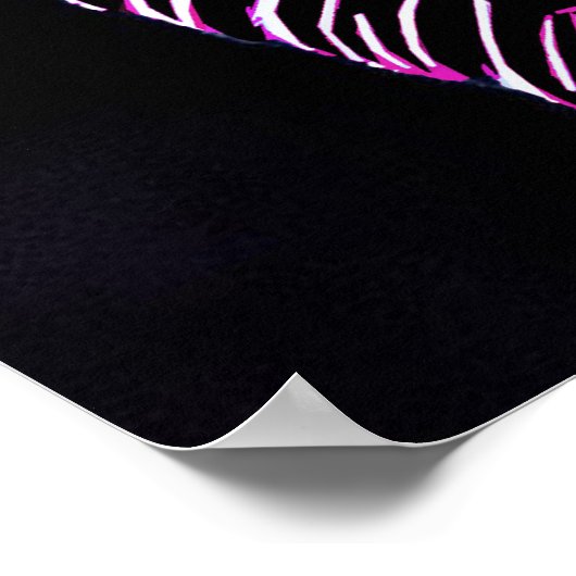 Orianthi Fire Guitar Poster (Ecke)