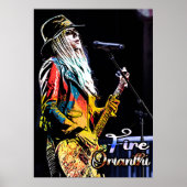 Orianthi Guitarist Portrait Poster (Vorne)