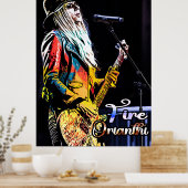 Orianthi Guitarist Portrait Poster (Küche)