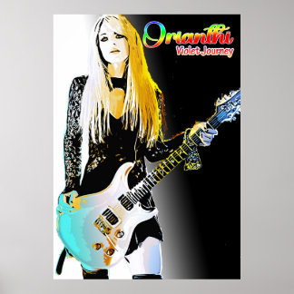 Orianthi Violet Journey Album Cover Poster