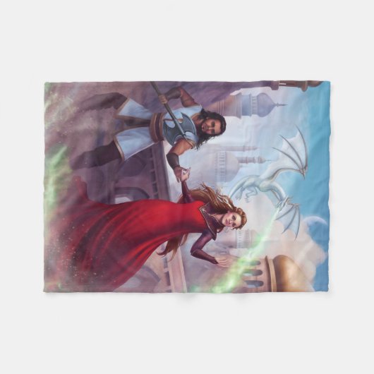 Orias Gambit Fleece Blanket (Vorderseite (Horizontal))