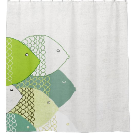 Orient-Akzent-wunderliches von Hand gezeichnetes Duschvorhang (Vorderseite)