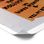 Orient Bar Vintag Food Ad Art Poster (Ecke)