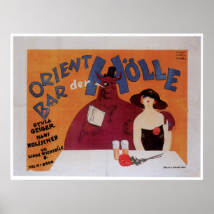 Orient Bar Vintag Food Ad Art Poster