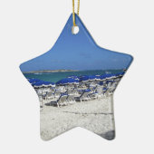 Orient-Bucht-Strand Keramik Ornament (Links)