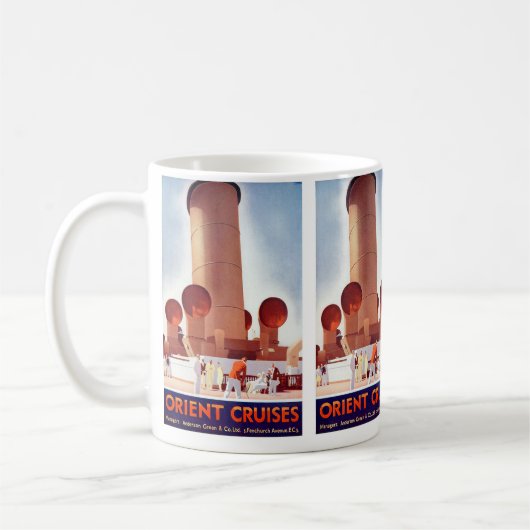 Orient Cruises Big Funnel Kaffeetasse (Links)