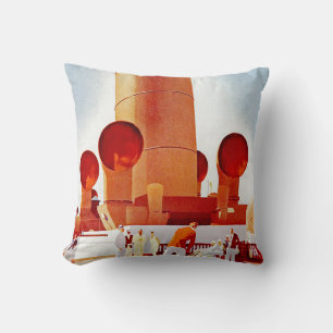 Orient Cruises Big Funnel Kissen