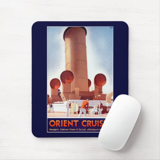 Orient Cruises Big Funnel Mousepad (Mit Mouse)