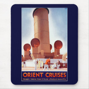 Orient Cruises Big Funnel Mousepad
