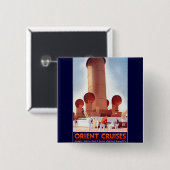 Orient Cruises Großer Schornstein Button (Vorne & Hinten)