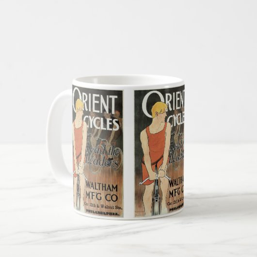 Orient Cycles Kaffeetasse (Vorderseite Links)