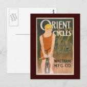 Orient Cycles Vintages Fahrradgeschenk Postkarte (Vorne/Hinten)