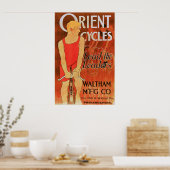 Orient Cycles - Vintages Fahrradposter Poster (Küche)