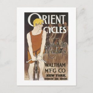 Orient Cycles wird zu Orient Fahrrad, da "Cycles" Postkarte
