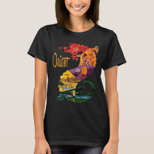 Orient Drache Mythisch Golden Reise T-Shirt