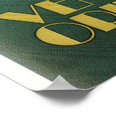 Orient Express Bahn Ferry Art Deco Poster (Ecke)