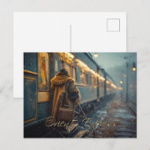 Orient-Express-Eisenbahn - Reise Ai Postkarte (Vorne/Hinten)